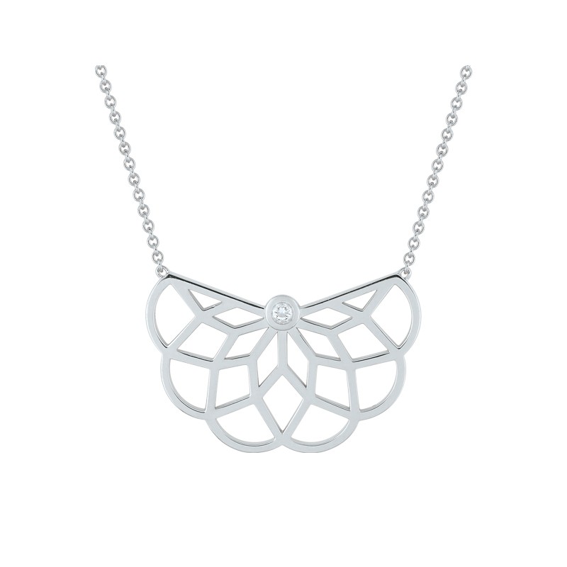 Carador - Collier argent 925/000, oxydes de zirconium