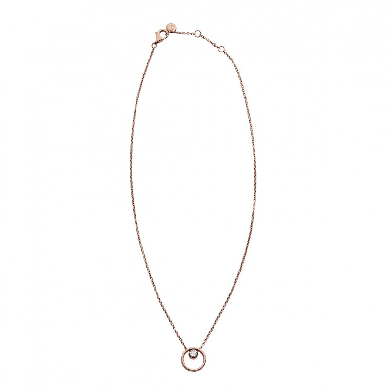 Collier Skagen Elin acier doré rose SKJ0850791