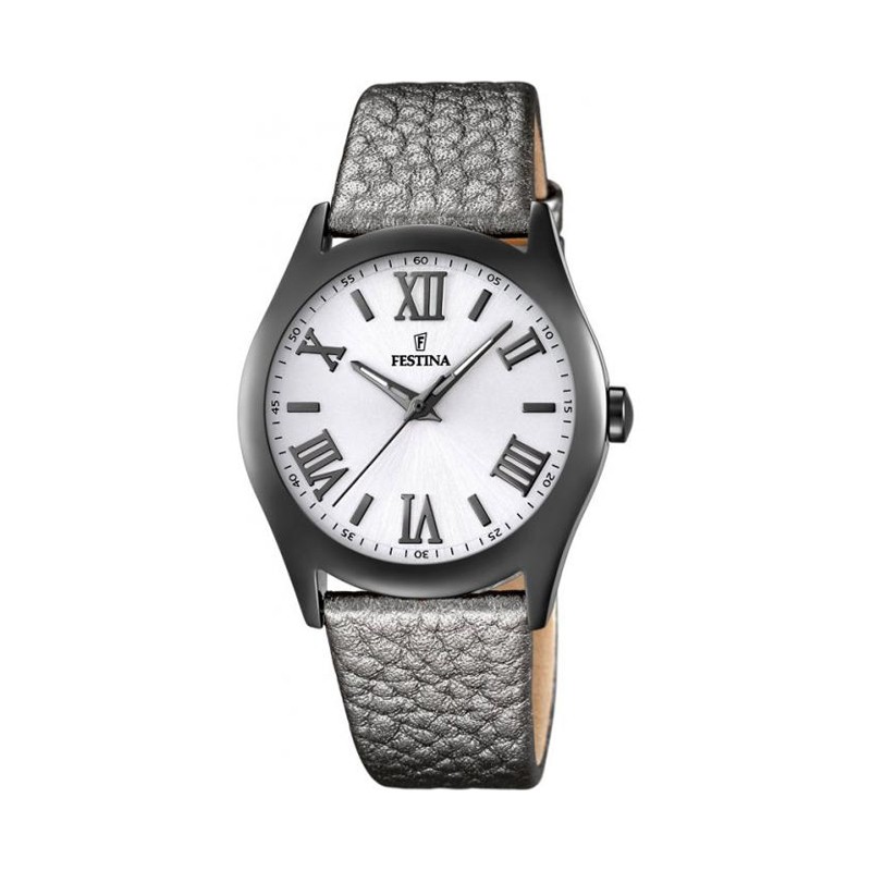 Montre Festina Boyfriend cuir gris F16649/8