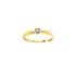 Bague Solitaire or jaune 375/000 4 griffes