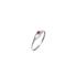 Bague Carador classique Or blanc 375/000 et Rubis