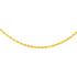 Collier maille corde Carador en or jaune 375/000