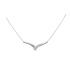 Collier Carador Intemporel Or blanc 375/000 et Diamants