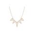 Collier  Swarovski Funk 5 motifs triangles doré rose 5241273