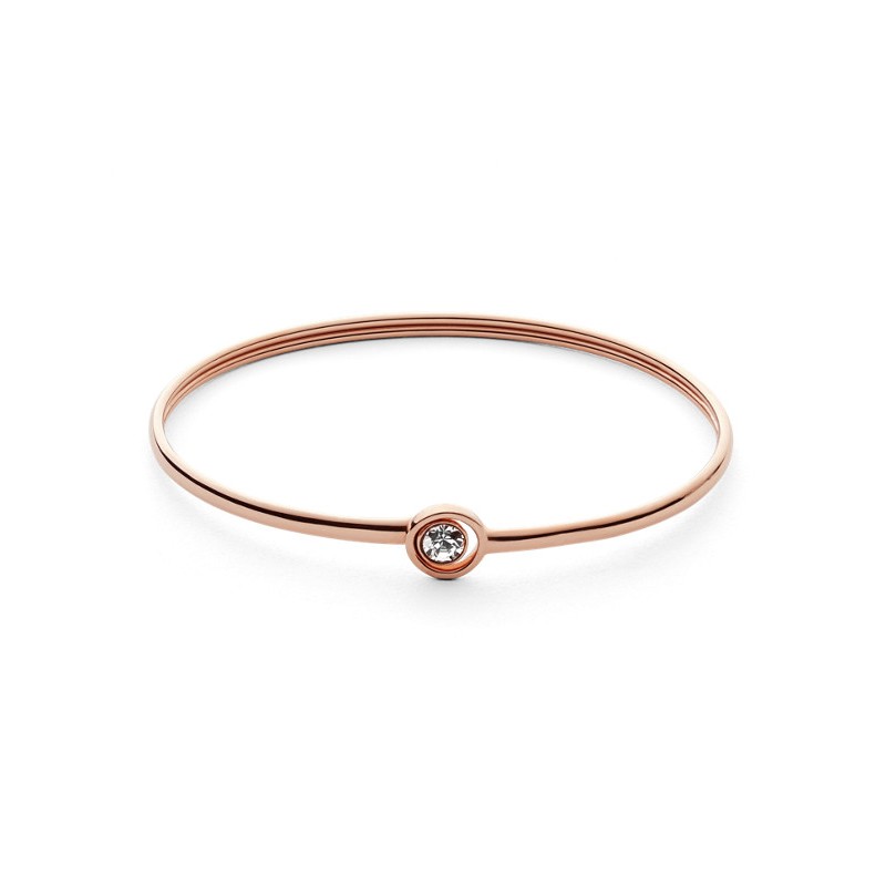 Bracelet Fossil Iconic Glitz acier doré rose JF02413791