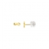 Boucles d'oreilles Carador infini or jaune 375/000