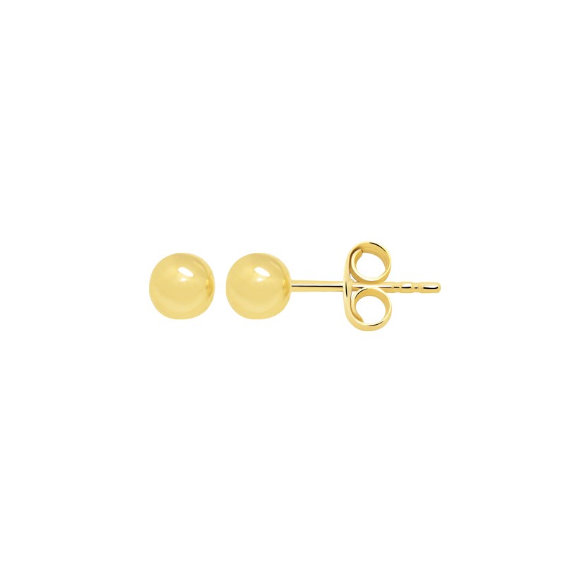 Boucles d'oreilles Carador boules 4 mm or jaune 375/000