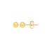 Boucles d'oreilles Carador boules 4 mm or jaune 375/000