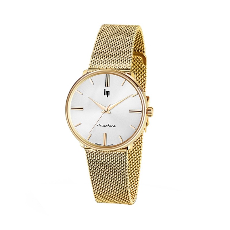 Montre Lip Dauphine 34 dorée 671296