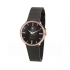 Montre Lip Dauphine 34 doré rose et noire 671318