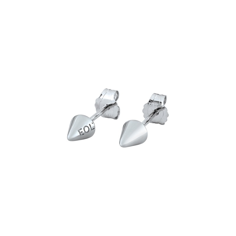 Boucles d'oreilles EOL cone argent 925/000