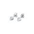 Boucles d'oreilles EOL cone argent 925/000