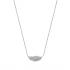 Collier Carador motif plume en argent 925/000