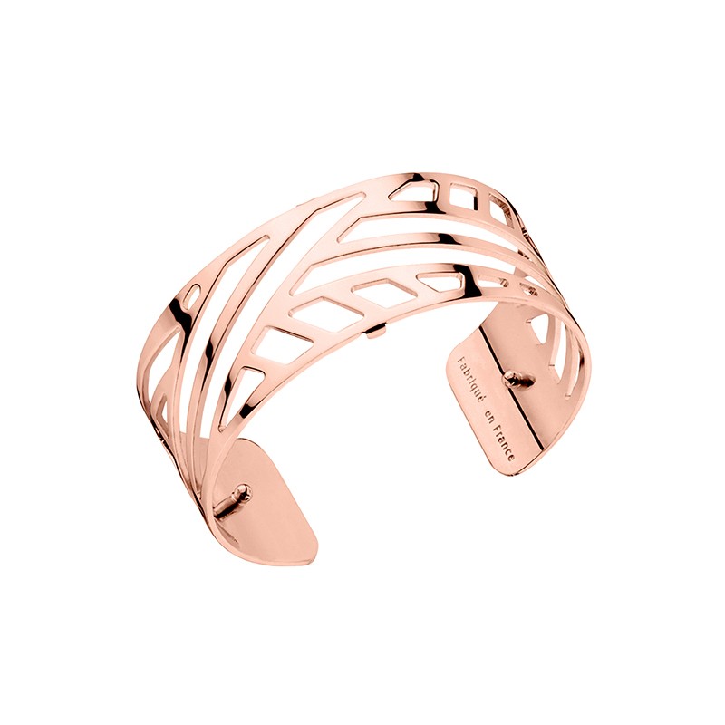 Bracelet jonc Les Georgettes Ruban Medium finition or rose brillant 70285684000000