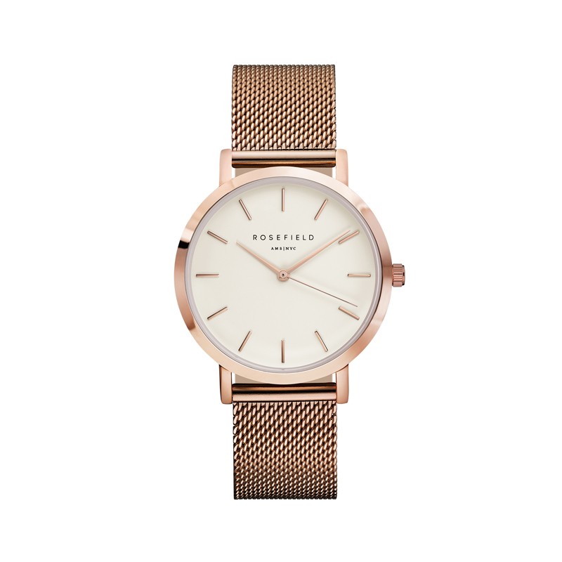 Montre Rosefield Femme boitier doré rose MWR-M42