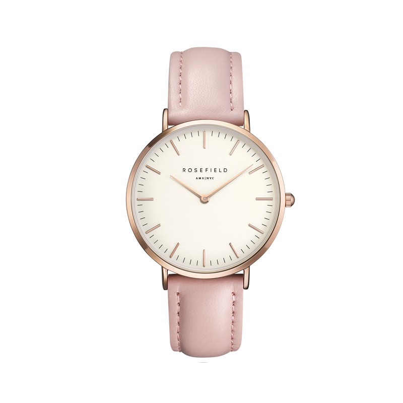 Montre Rosefield Femme bracelet cuir rose BWPR-B7