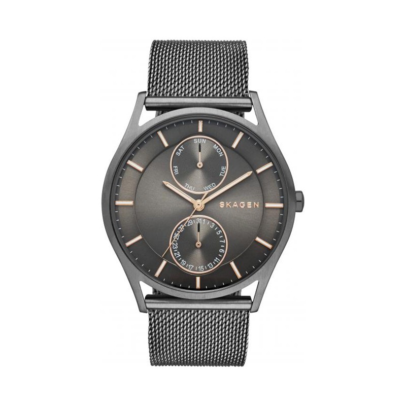Montre Homme Skagen Holst acier gris SKW6180