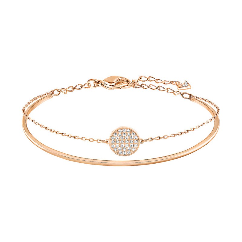 Bracelet Swarovski Ginger Bangle doré rose 5274892