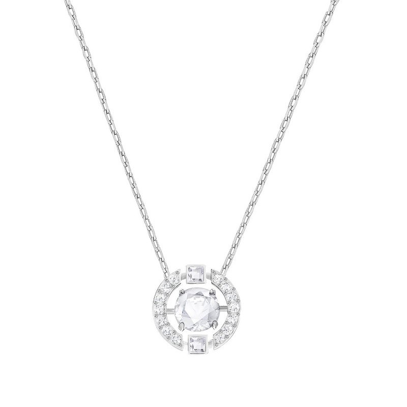 Collier Swarovski Sparking Necklace cercle argenté 5286137