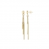 Boucles d'oreilles pendantes Amporelle acier WB590/IPG