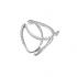 Bague ouverte Silver Pop argent 925/000 et oxydes de zirconium