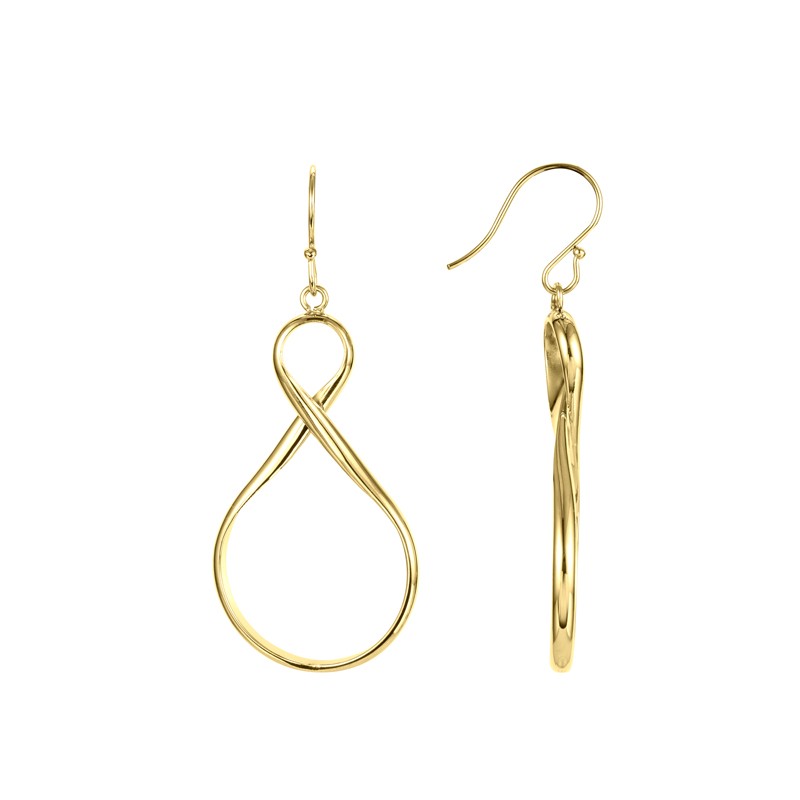Boucles d'oreilles Amporelle boucle en acier doré LWB3224-IPG