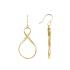 Boucles d'oreilles Amporelle boucle en acier doré LWB3224-IPG