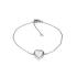 Bracelet Silver Pop motif goutte en Argent 925/000 et Howlite