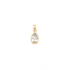 Pendentif Carador goutte en or jaune 375/000 et oxyde de zirconium