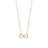 collier Carador collection Happy motif infini plaqué or