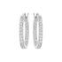 Boucles d'oreilles Créoles Swarovski Summerset argenté 1172374