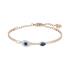 Bracelet Jonc Swarovski Evil Eye doré rose 5171991