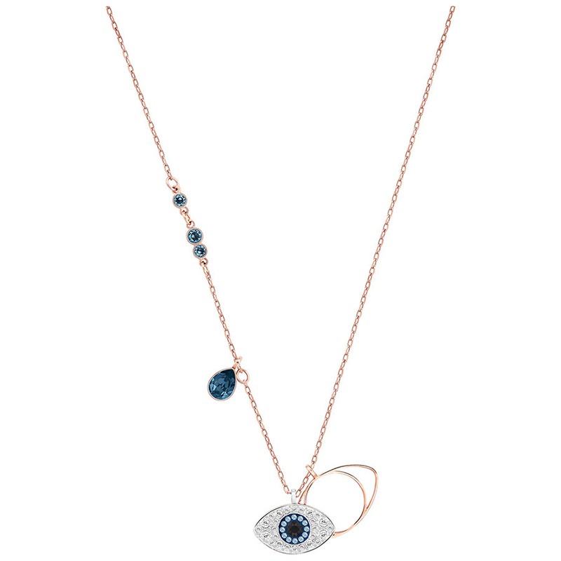 Collier Swarovski Evil Eye doré rose 5172560