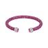 Bracelet jonc ouvert Swarovski Crystaldust Fuchia 5292439