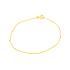 Bracelet or jaune 375/000 femme fantaisie tube