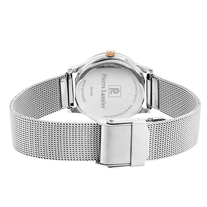 Montre Femme Pierre LANNIER WEEK-END LIGNE PURE argentée 049C628