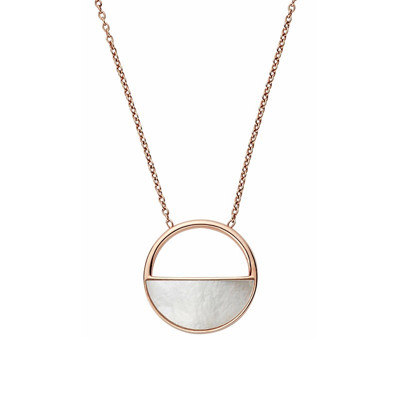 Collier femme Skagen Elin doré rose et nacre SKJ0997791