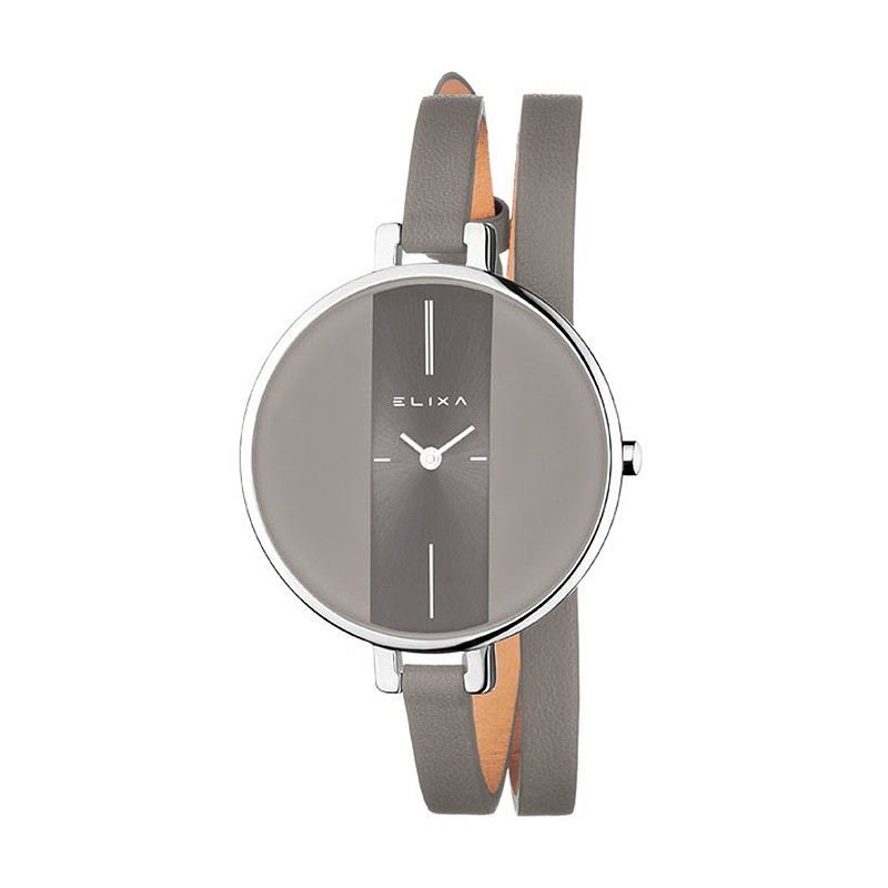 Montre femme Elixa Finesse cuir taupe E069-L236