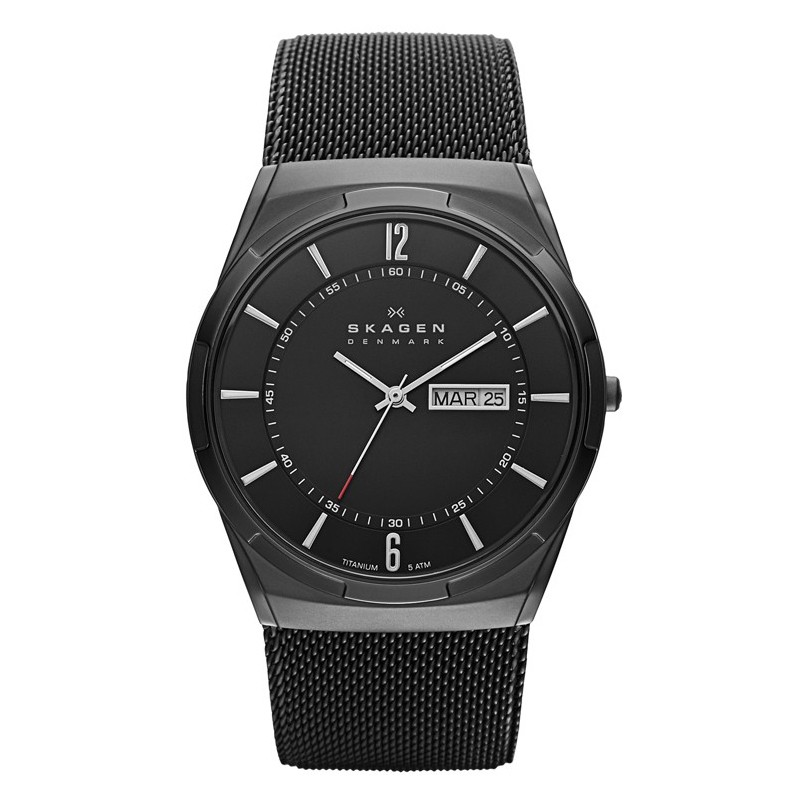 Montre Homme Skagen Melbye acier noir SKW6006