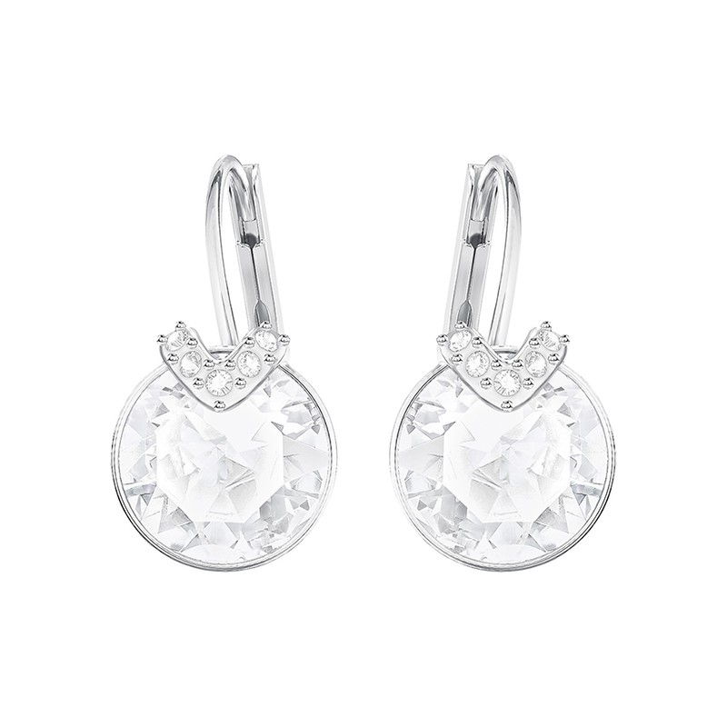 Boucles d'oreilles Swarovski Bella V argentées et cristal incolore 5292855