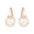 Boucles d'oreilles Swarovski Bella V dorées rose et cristal rose 5299318