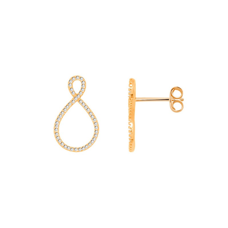 Boucles d'oreilles pendantes Carador pendantes infini