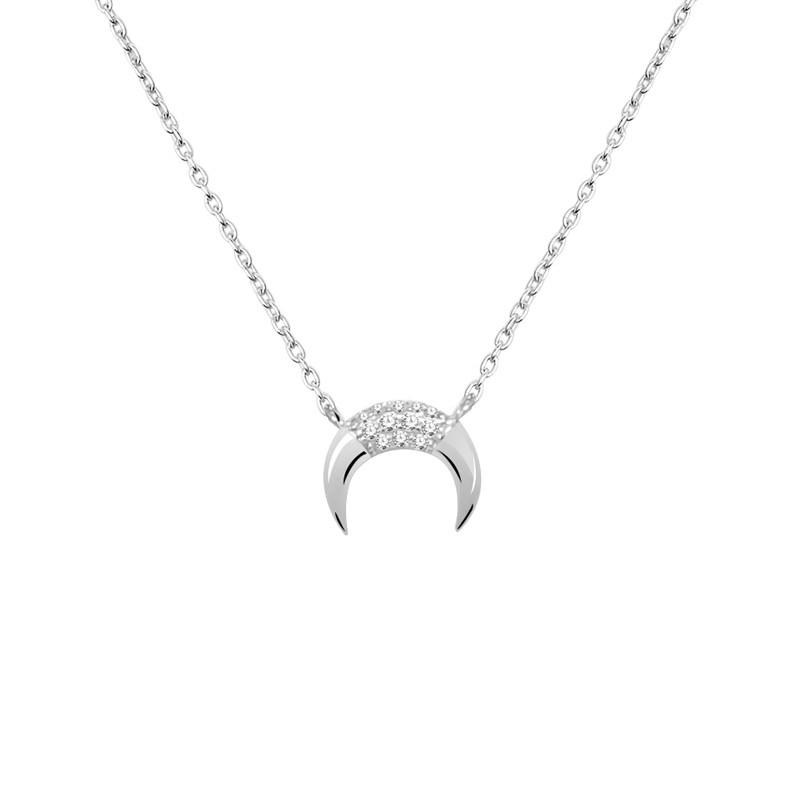 Collier lune Carador en Argent 925/000