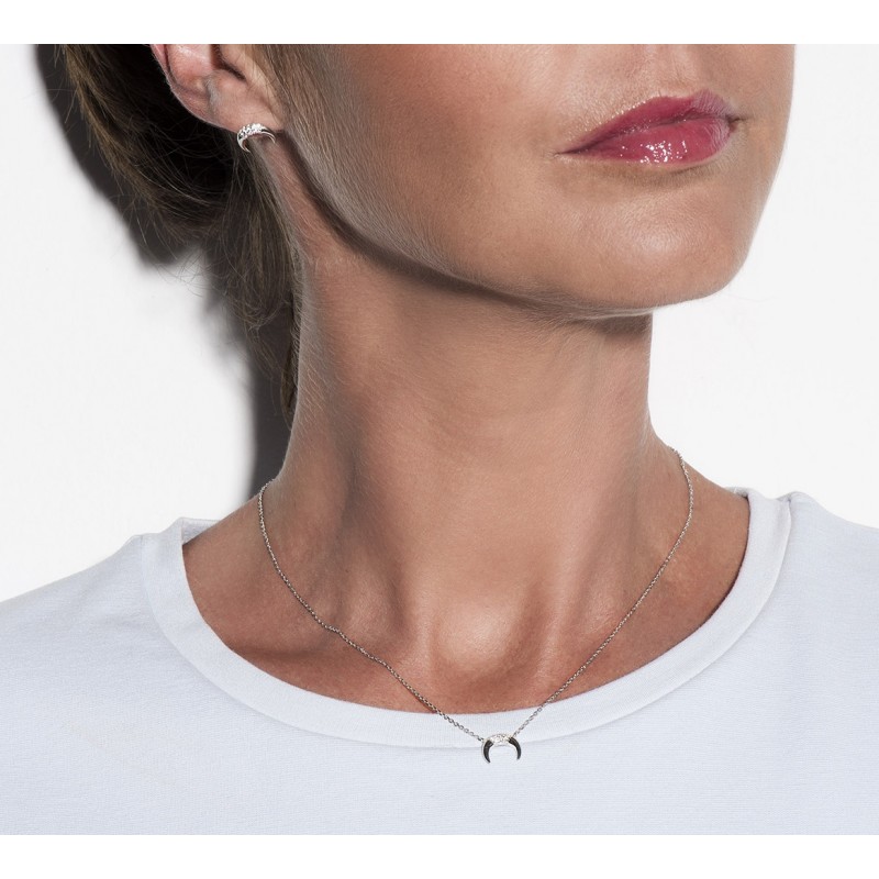 Collier lune Carador en Argent 925/000
