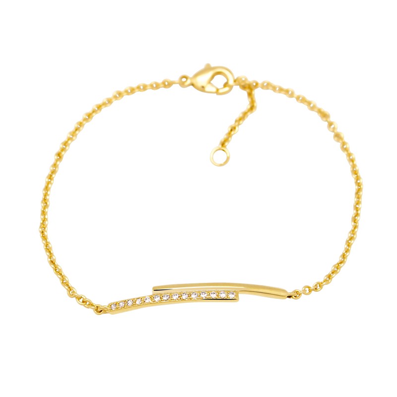 Bracelet Carador Femme Plaqué Or jaune Duo