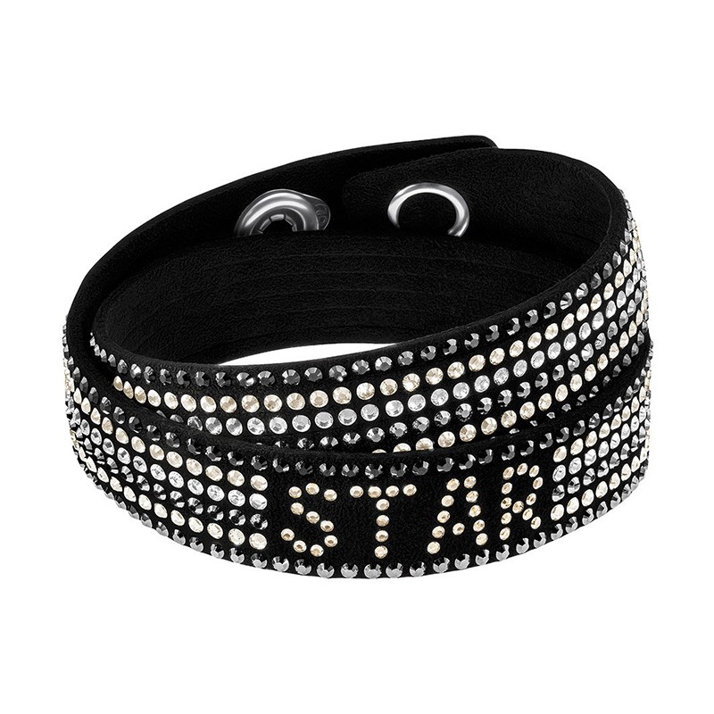 Bracelet Swarovski Slake Xpress Star noir 5353168