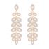 Boucles d'oreilles Swarovski Baron plaqué or rose 5350617