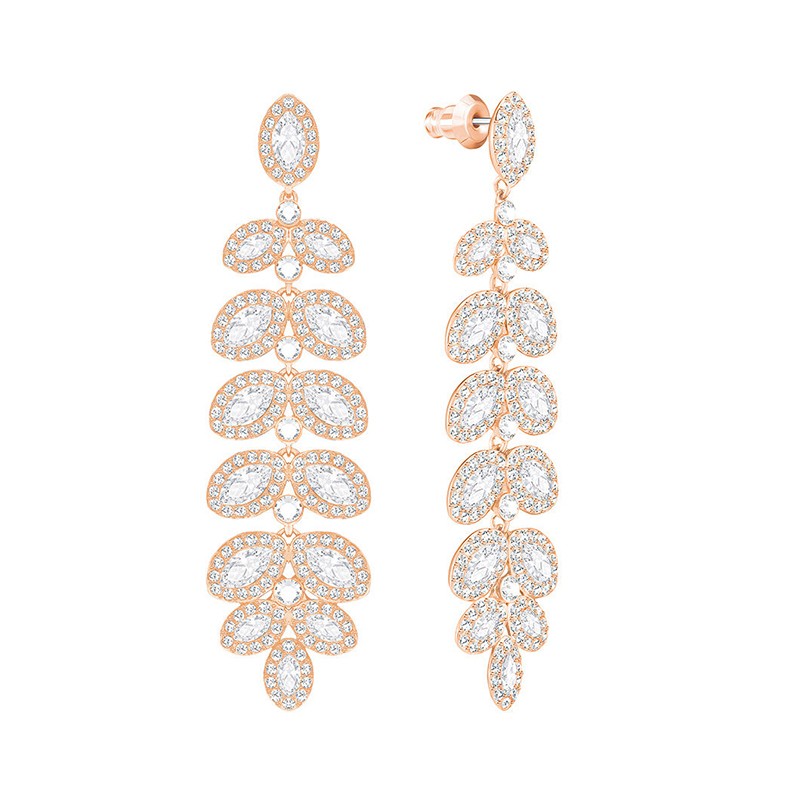 Boucles d'oreilles Swarovski Baron plaqué or rose 5350617