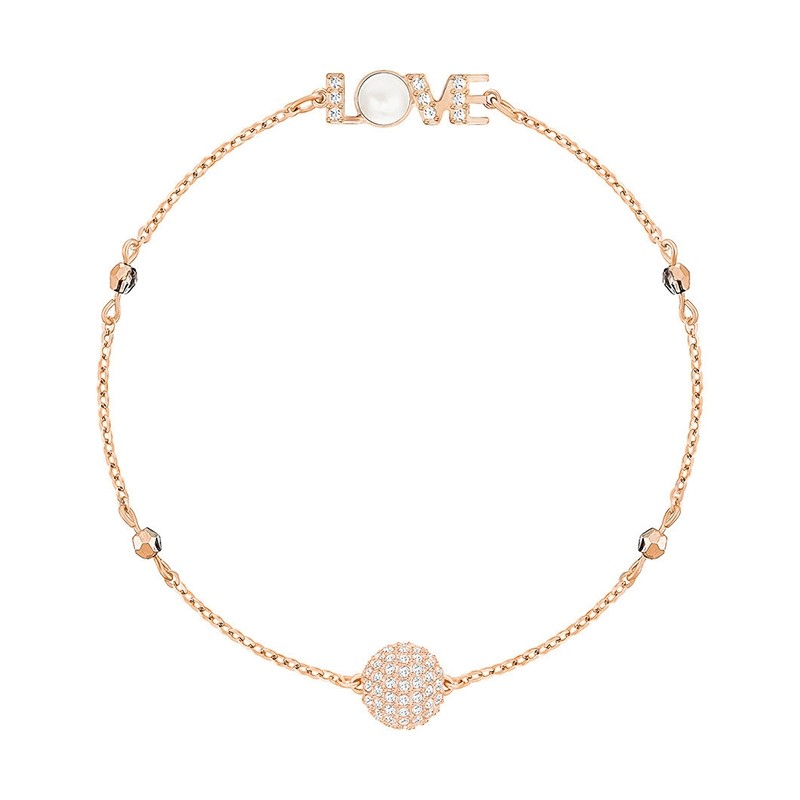 Bracelet Swarovski Remix Emotion, métal plaqué or rose 5353846