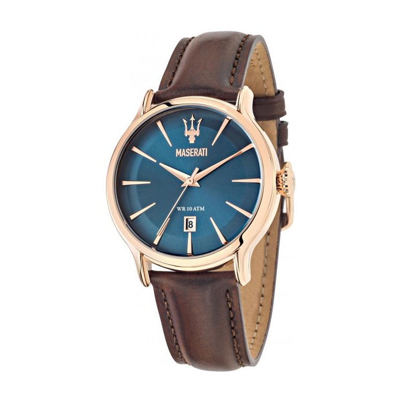 Montre Maserati R8851118001 cuir marron